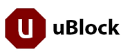 uBlock extension logo