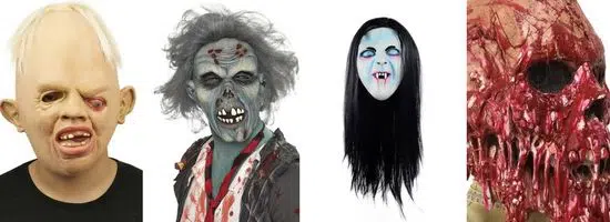 Des masques à faire peur pour Halloween